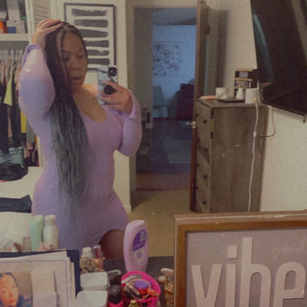 Purple Party Dress PLT